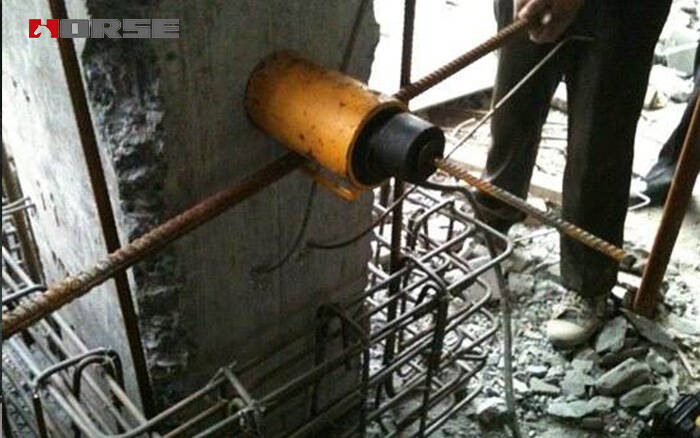 Drawing test of epoxy anchoring adhesive