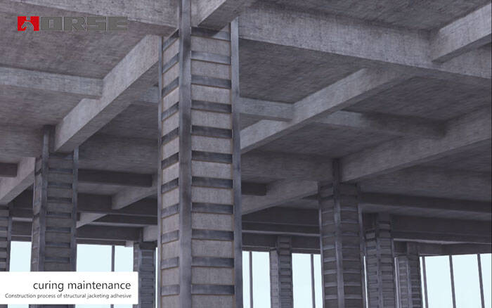 steel jacketing of the column by perfusion adhesive steel jacketing of the column by perfusion adhesive