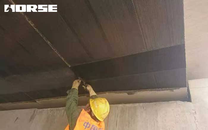 Externally bonding unidirectional CFRP wrap Externally bonding unidirectional CFRP wrap