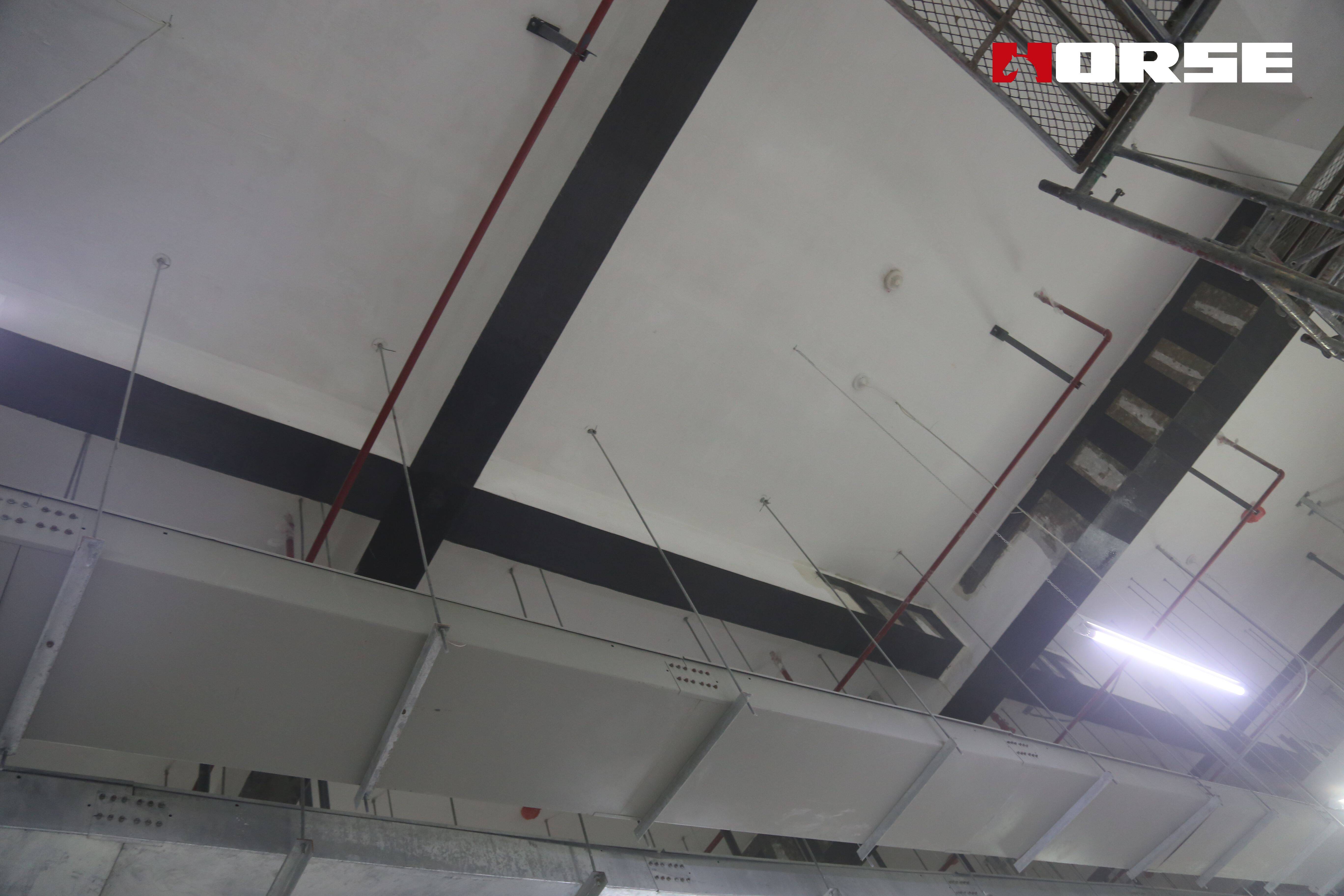 Carbon Fiber Reinforced And Strengthening Underground Garage Carbon Fiber Reinforced And Strengthening Underground Garage