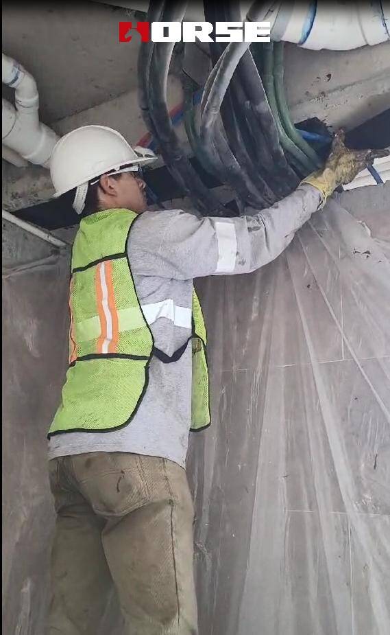 Carbon Fiber Strengthening Holes in an Apartment